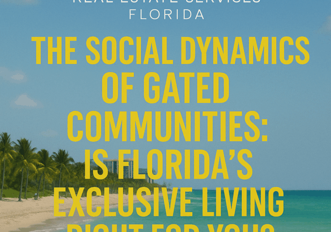 The Social Dynamics of Gated Communities: Is Moving Into Florida's Exclusive Neighborhoods Right for You?